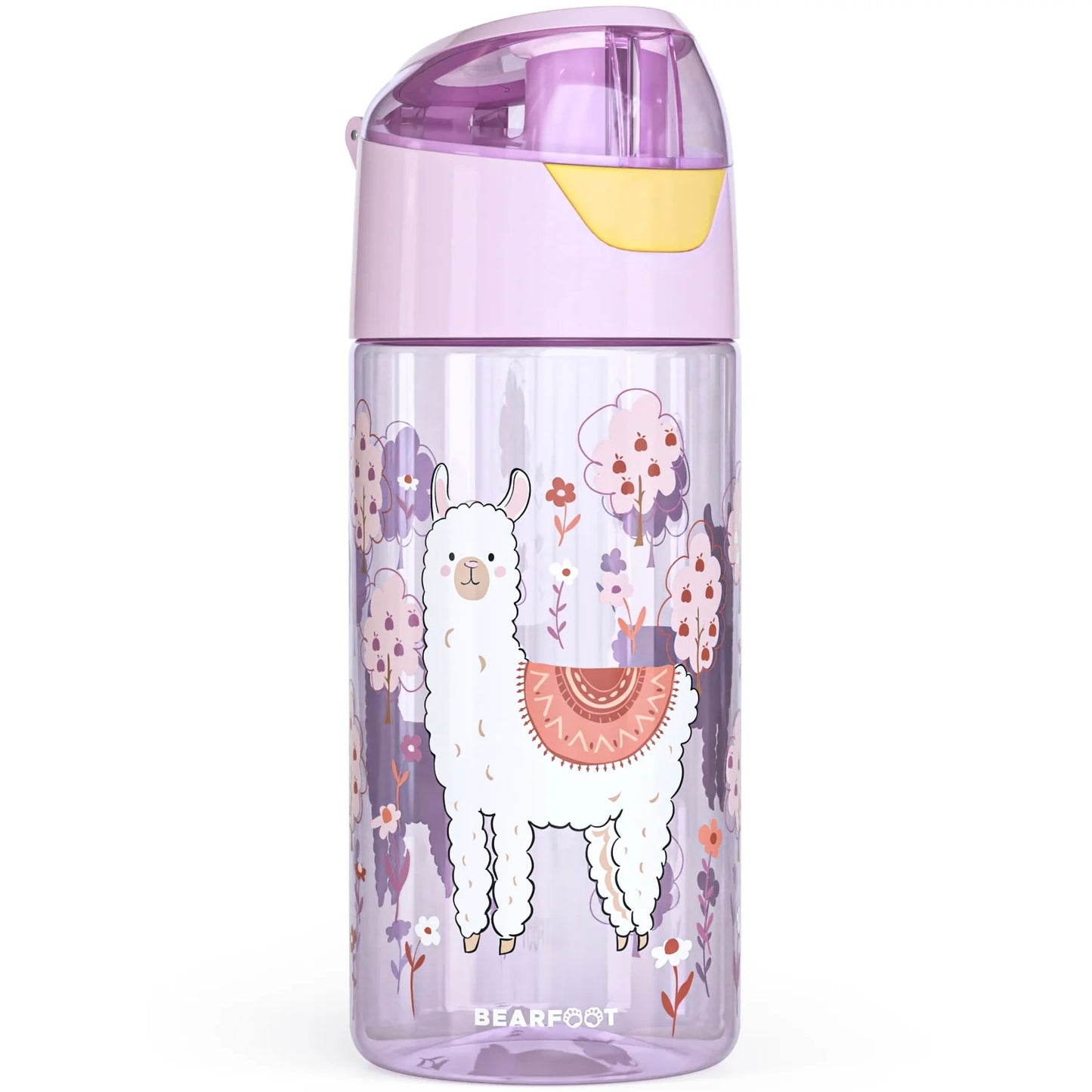 Bearfoot Lama Trinkflasche für Kinder Vorderansicht