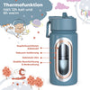 Bearfoot Thermo Trinkflsche Feuerwehr Blau Detail Innenleben