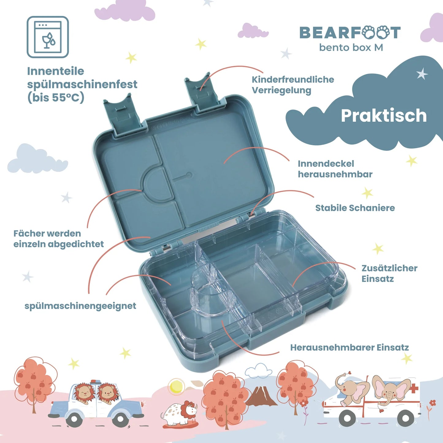 Bearfoot bento Box M Detailansicht 2