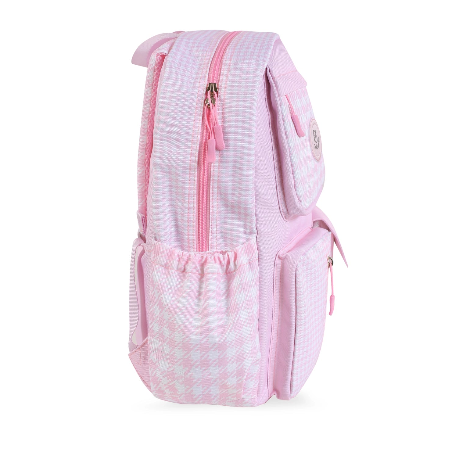 Kinderrucksack rosa, Rechteseite